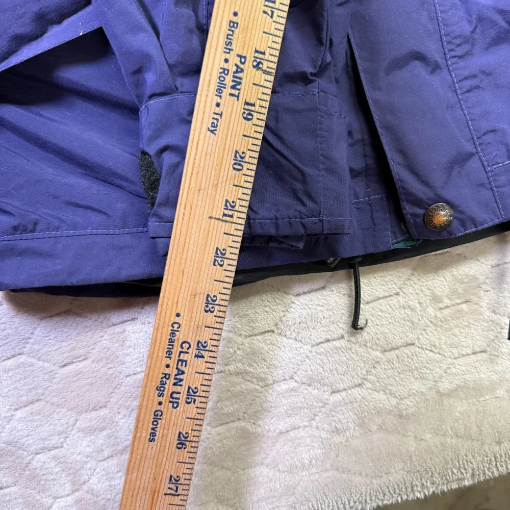 VTG 90s North Face Gore-Tex Cargo Winter Jacket Purple Made in USA Med Rare